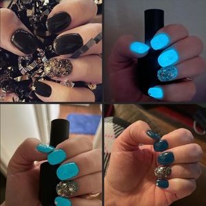 Sparkle & Co nail dip powder in Leather Corset glow